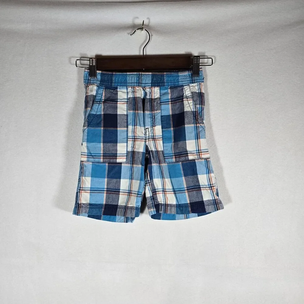Children place boys' shorts, Plaid Size 5, Blend And White